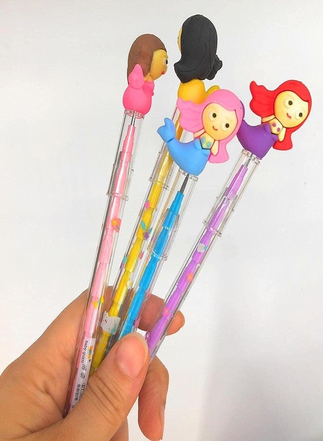 Asera أقلام رصاص أسيرا ميرميد بوليت، أقلام رصاص برأس قابل للدفع، أقلام رصاص لا تحتاج إلى بري، هدايا للبنات، هدايا كانجاك نافراتري، هدايا عيد ميلاد (مجموعة من 48 قطعة) - Image 1